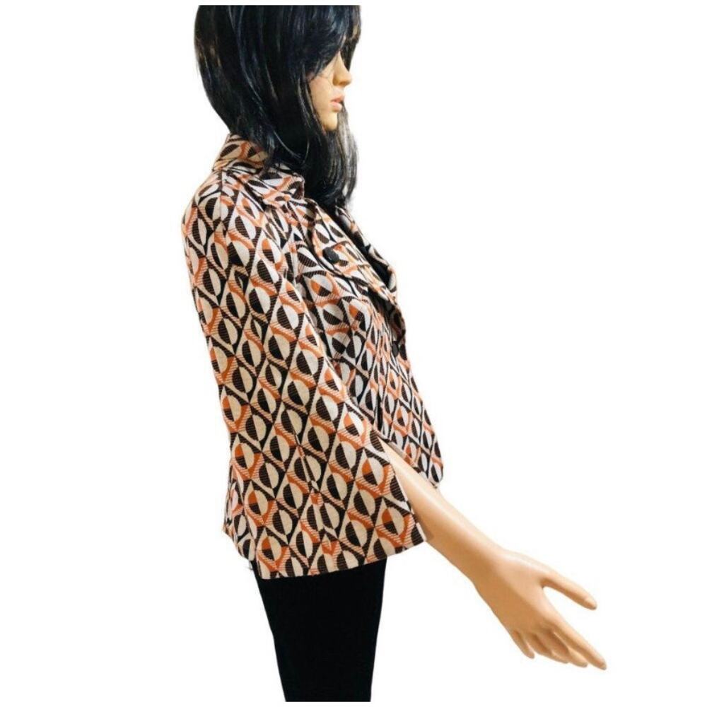 Retro 3/4 Bell Sleeve Blazer- Size 8 - Picture 2 of 6